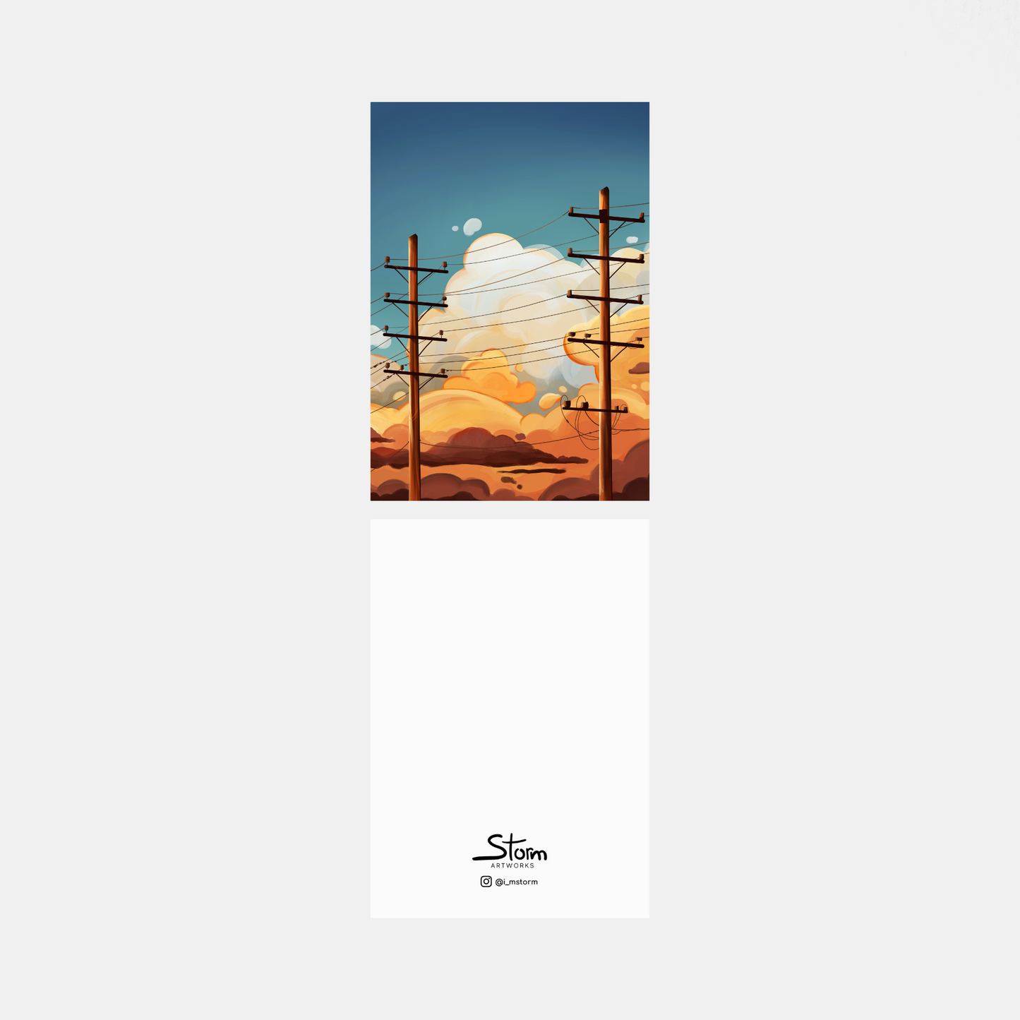 Cloudy Skies - Postcard Print